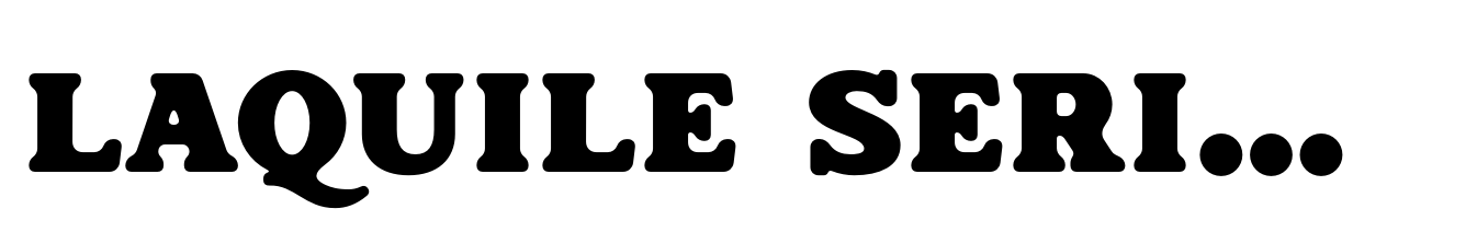 Laquile Serif Rounded
